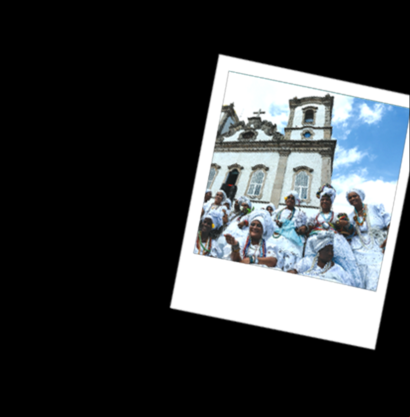 Uma imagem polaroide